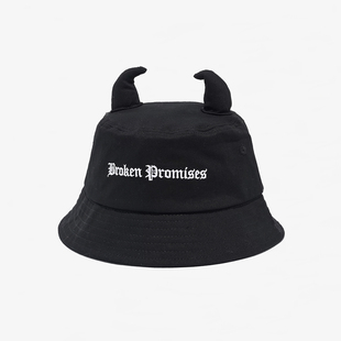 【代购】市井店 Broken Promises美版潮牌滑板SloganHorned渔夫帽
