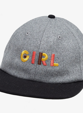【现货】市井店 Girl 美版潮牌嘻哈街舞滑板Jeron Wool复古棒球帽