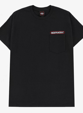 【代购】市井店 Independent 美版潮牌嘻哈滑板Baseplate口袋T恤