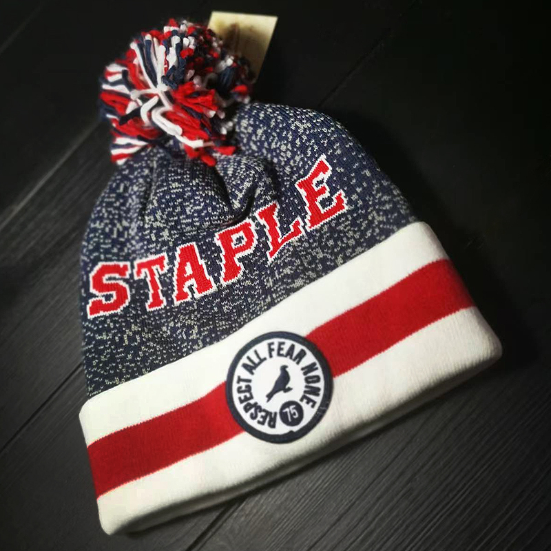 Staple街头潮流男女毛线帽进口