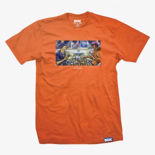 DGK 市井店 White 潮牌嘻哈街舞滑板印花T恤 Castle美版 现货