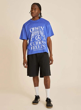 【代购】市井店 Obey 美版潮牌嘻哈街舞滑板Elm Jersey球服T恤