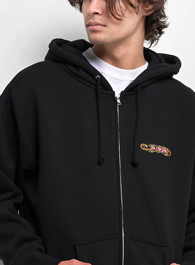 【代购】市井店 Foos Gone Wild 美版潮牌嘻哈滑板Raza拉链卫衣