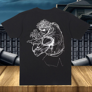 BAIT 潮牌嘻哈RYU素描T恤 市井店 Fighter 美版 Street 代购