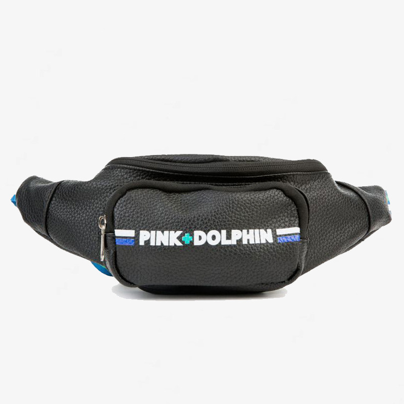 PinkDolphin男女PU胸包进口