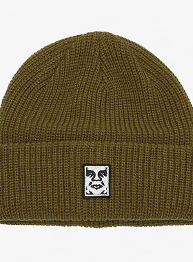 【代购】市井店 Obey 美版潮牌嘻哈街舞滑板Mid Icon冷帽毛线帽