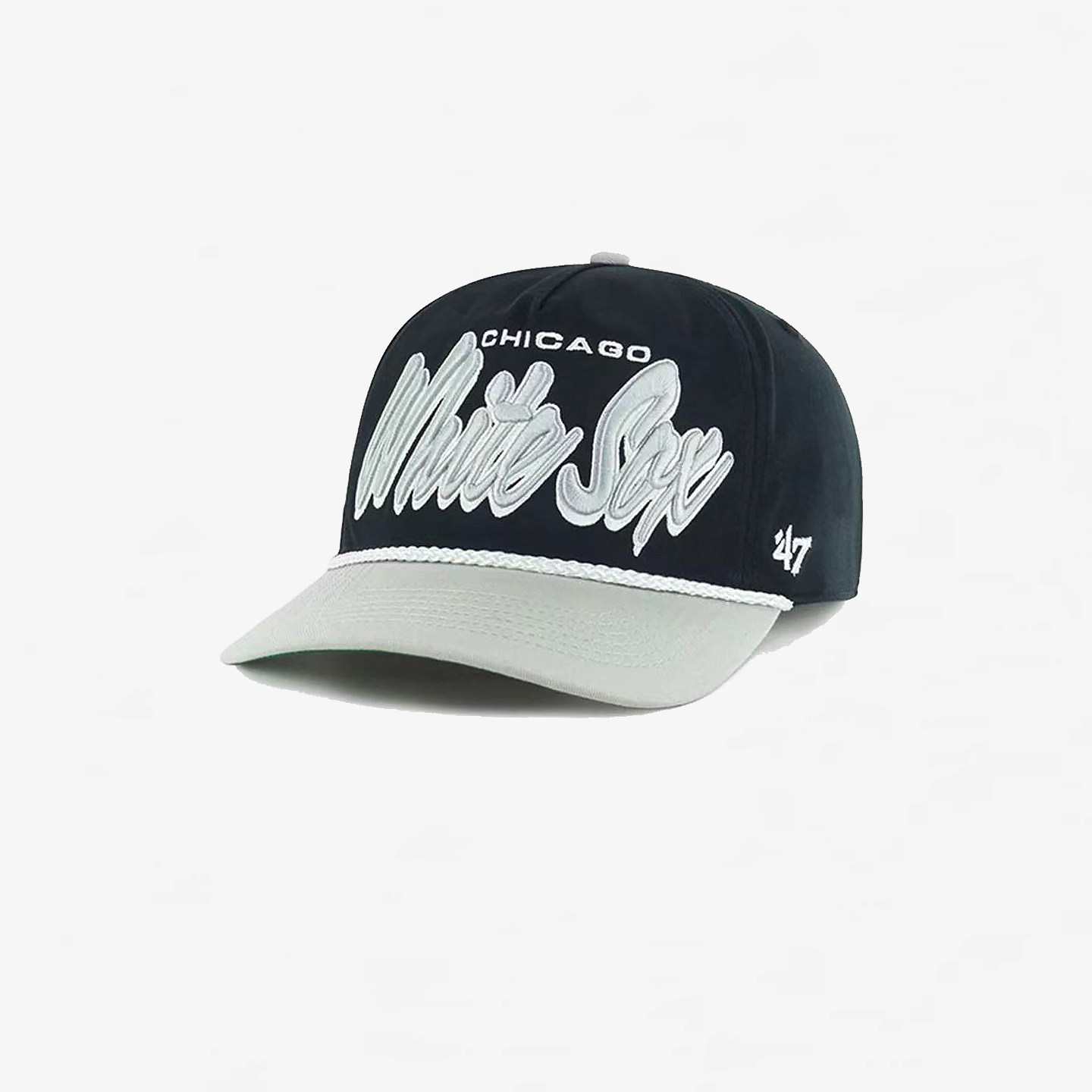 【代购】市井店 MLB x 47Brand 美版潮牌白袜队Dropshadow棒球帽