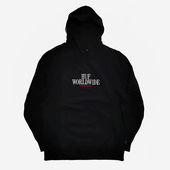 现货 市井店 HUF 美版 潮牌嘻哈街舞滑板街头Worldwide连帽卫衣