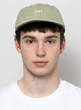 【代购】市井店 Obey 美版潮牌嘻哈街舞滑板Pigment水洗棒球帽