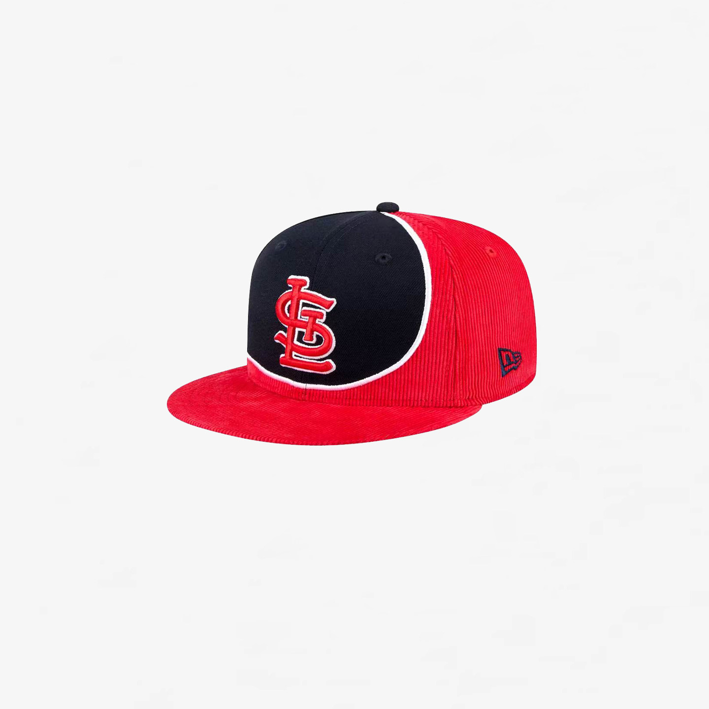 【代购】市井店 MLB x NE 美版潮牌嘻哈红雀队Corduroy条绒棒球帽