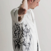 代购 市井店 Welcome 美版 潮牌嘻哈街舞滑板Torment印花衬衫