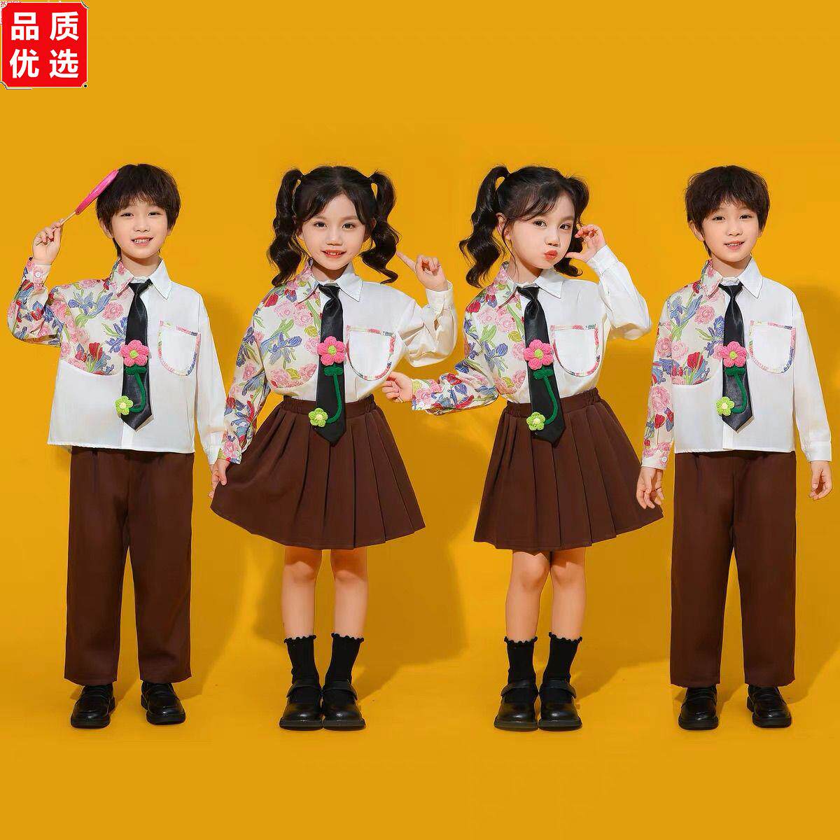 六一儿童合唱演出服学院图片