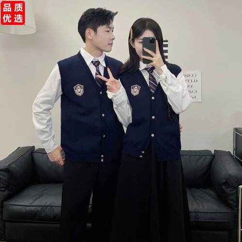 学院风高中生毕业校服jk