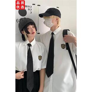 日系班服秋季套装高中生初中学生学院风韩版衬衫毕业服装女生裙子