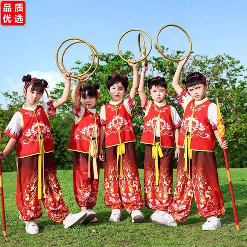 哪吒儿童汉服哪咤同款服