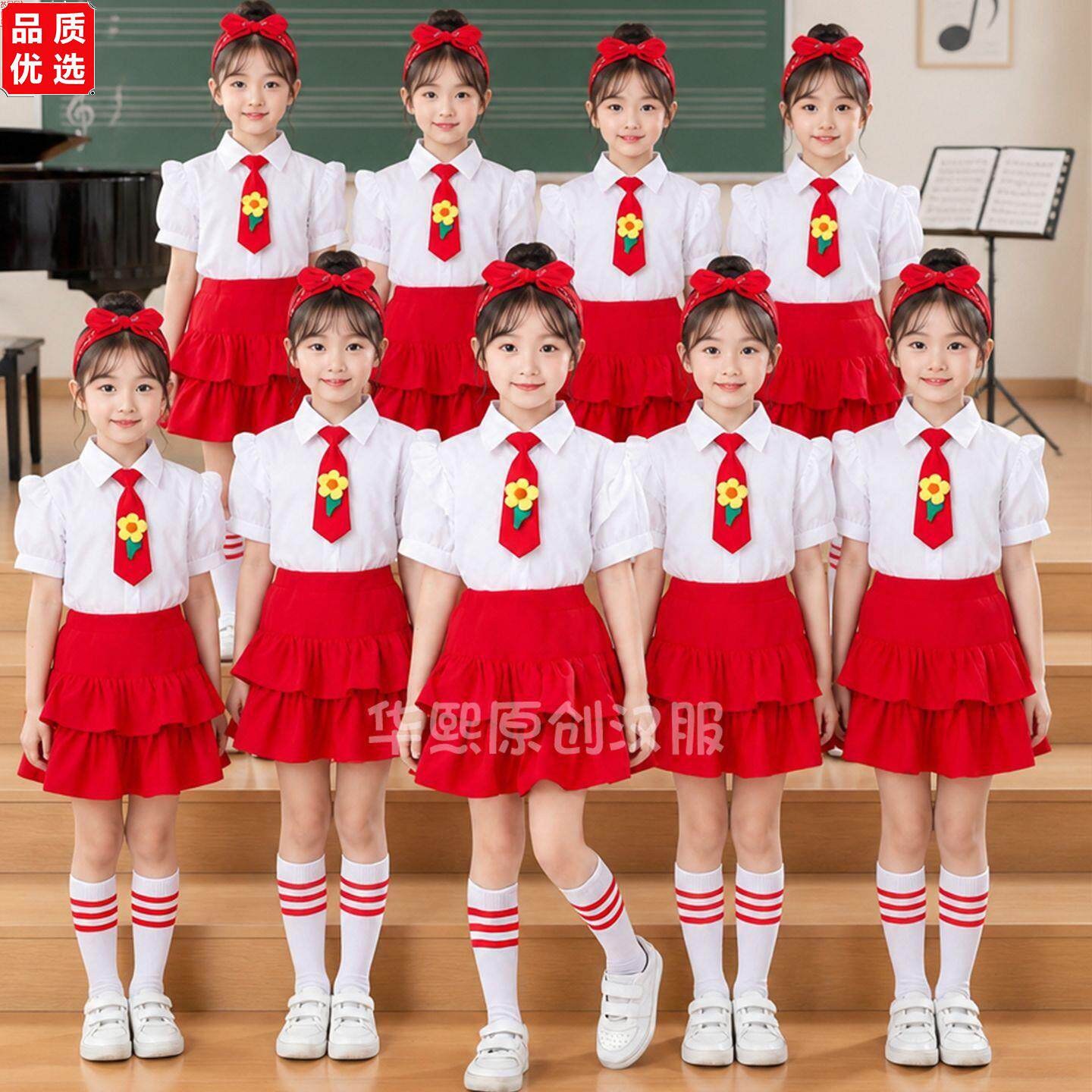 在灿烂的阳光下演出服国图片