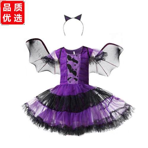 新款万圣节cos服装女童超