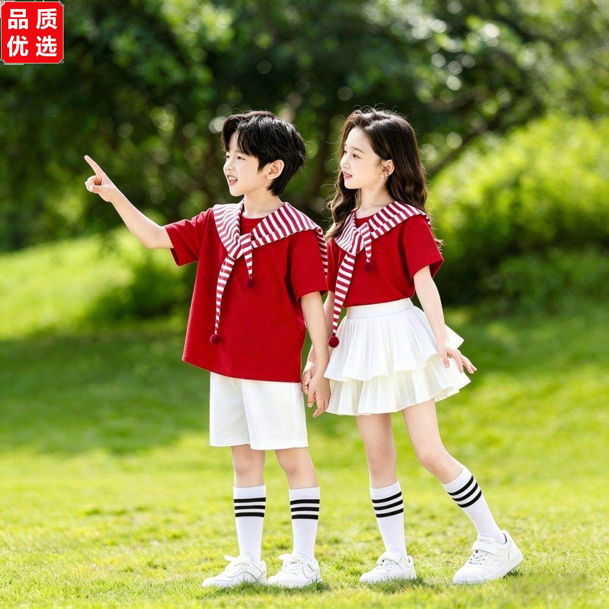 六一儿童合唱演出服幼儿图片