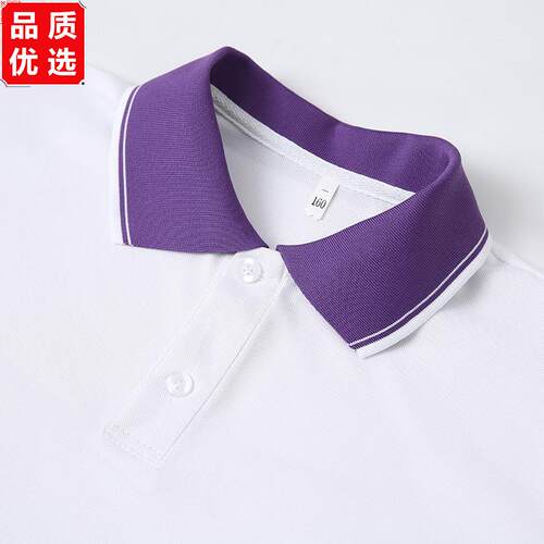 校服短袖中小学生翻领T恤