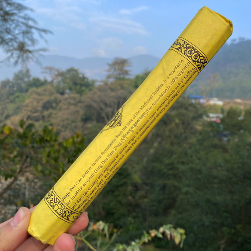 传统古老配方藏香线香短筒装