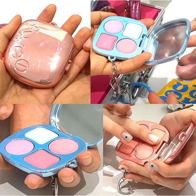 韩国FWEE 口袋四色腮红易上色小巧