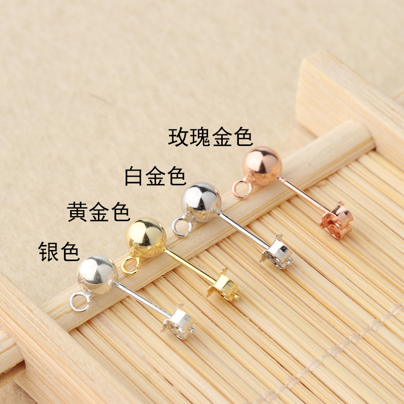 S925纯银手工耳坠配件