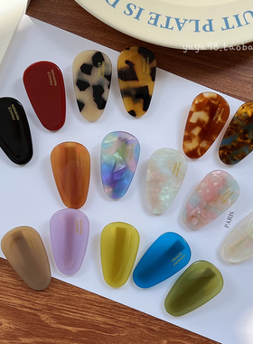 精致的刘海夹~韩国France三角小号侧边夹法式气质鸭嘴夹发夹Fever