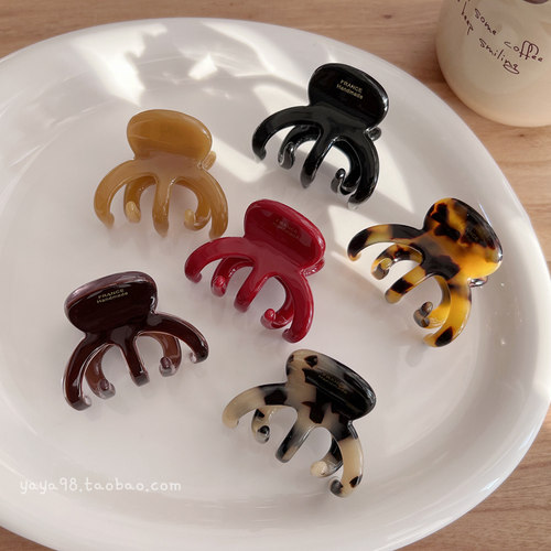 韩国france法式小南瓜抓夹鲨鱼夹