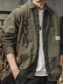 清仓捡漏衬衫 夹克 干活耐脏耐磨厚款 外套男士 宽松休闲纯棉秋冬工装