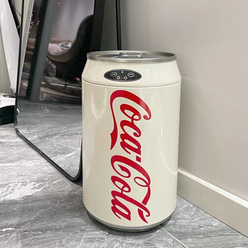 可口可乐自动圆形9L易拉罐垃圾桶