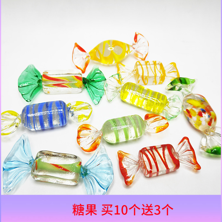 日系迷你mini手工玻璃糖果日本手作工艺 家居装饰品摆件 童年回忆