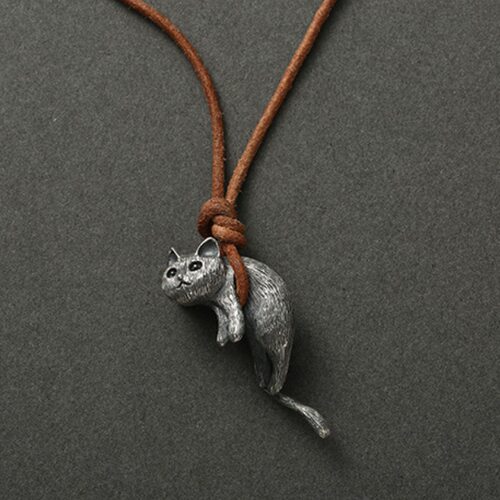 做你的猫项链复古小众