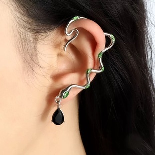 Y2K辣妹灵蛇耳廓夹高级感甜酷小众个性亚文化独特耳夹配饰潮流