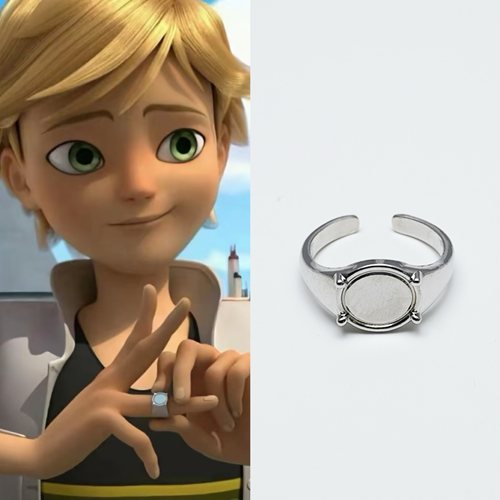 奇迹少女周边戒指艾俊AdrienAgreste同款米可幻奇变神奇指环儿童