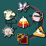 鬼灭之刃周边徽章炭治郎弥豆子炎柱杏寿郎善逸伊之助义勇胸针装饰