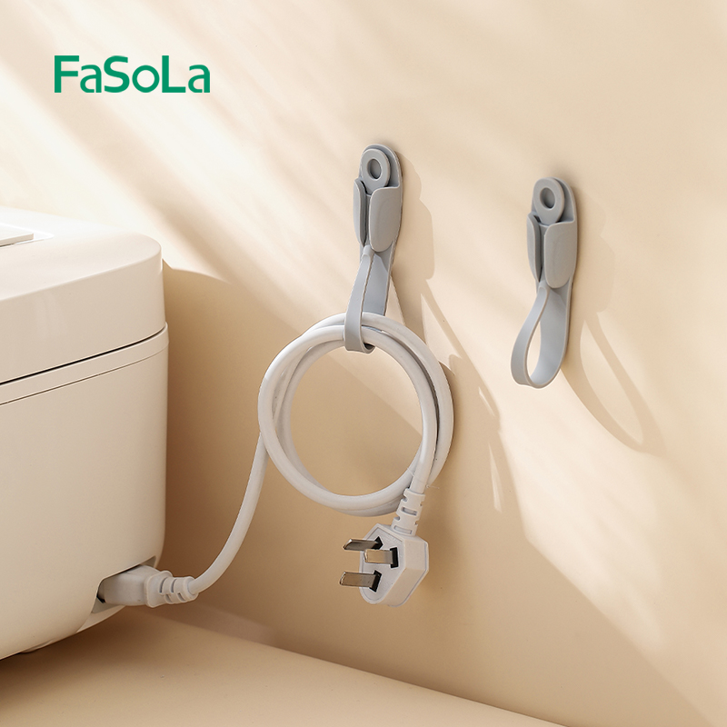 FaSoLa数据线收纳桌面理线器固定