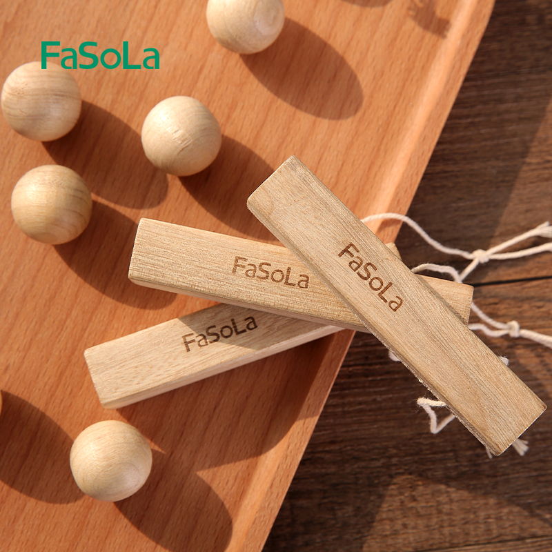 FaSoLa樟脑丸衣柜防霉防虫樟木条