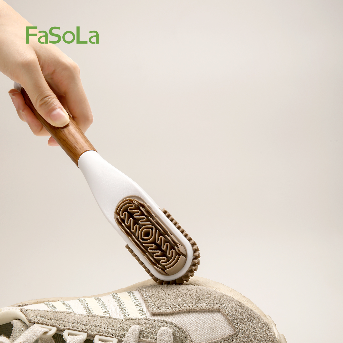 FaSoLa翻毛皮鞋刷麂皮刷不伤鞋