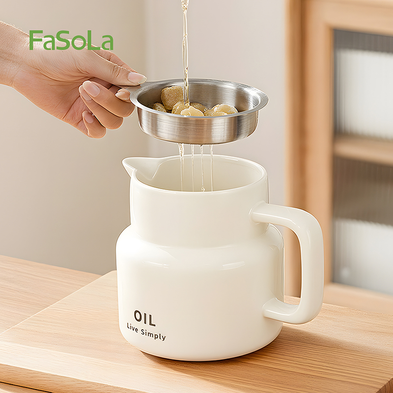 FaSoLa陶瓷猪油罐耐高温食品级
