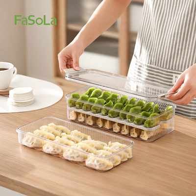 FaSoLa饺子冷冻盒食品级冰箱专用