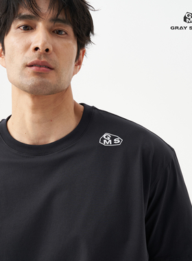 GRAY SUMMIT 日本Toray棉感排汗速干透气户外休闲圆领T恤男 FRAME