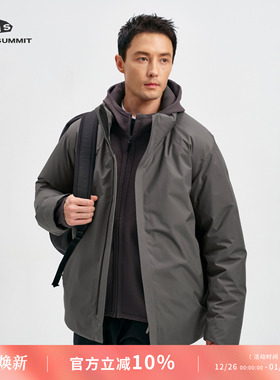 GRAY SUMMIT东丽Dermizax三层压胶90白鹅绒商鸟euler羽绒服男