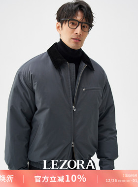 LEZORA工装王炸！进口轻量防水防风 90白鹅绒底特律鹅绒服男秋冬