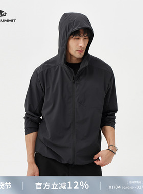 GRAY SUMMIT超轻薄sima hoody皮肤衣日本toray四面弹连帽防晒衣男