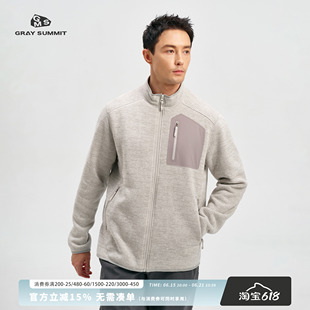 GRAY SUMMIT美国Polartec covert同款抓绒ptp软壳衣夹克男