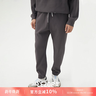 春秋速干抗皱松紧腰收口卫裤 LEZORA 华夫格 win同款 男女 进口Gold