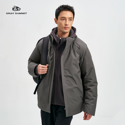 GRAYSUMMIT防水防风立领羽绒服
