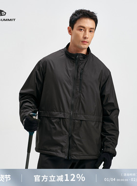 GRAY SUMMIT日本网眼抓绒OCTA! 东丽轻量超暖防泼水立领夹克男