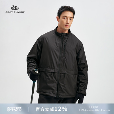 GRAYSUMMIT网眼抓绒OCTA立领夹克