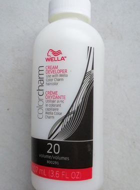 现货Wella Color Charm 20 Volume Creme Developer 3.6 oz